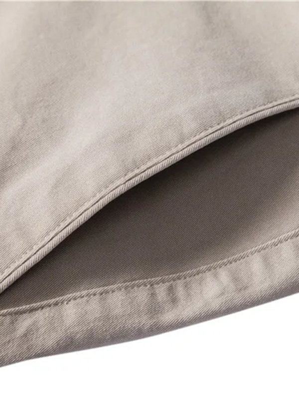 Classic All-Season Men's Versatile Solid Color Casual Trousers - MENLL
