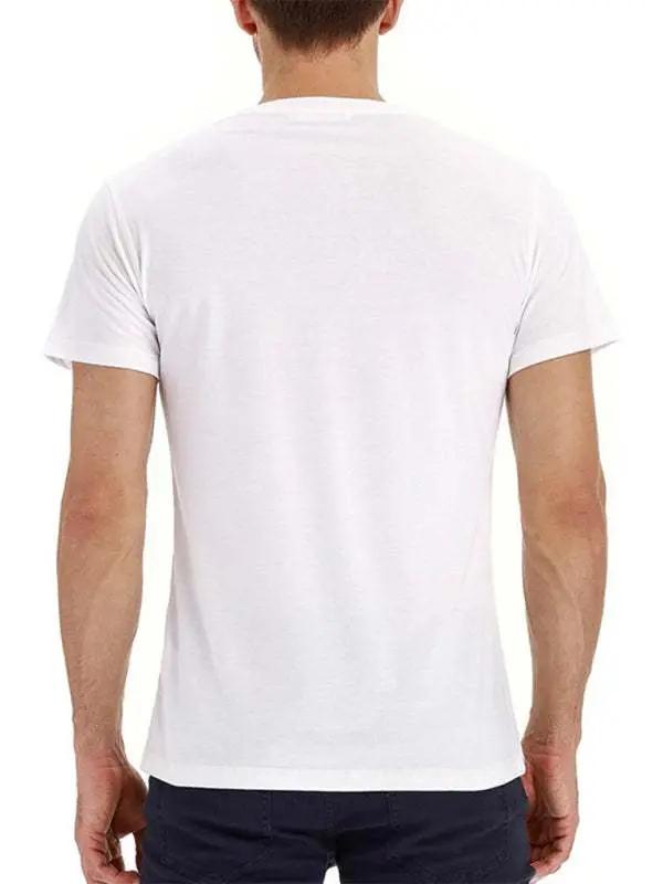 Versatile Men's Cotton V-Neck Henley T-Shirt for Ultimate Comfort - MENLL