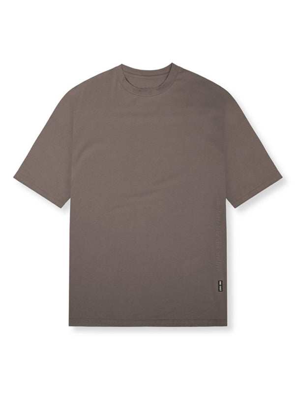 Ultimate Comfort Men's Quick-Dry Knitted Sports T-Shirt - Short Sleeve Round Neck for All-Day Leisure and Activity