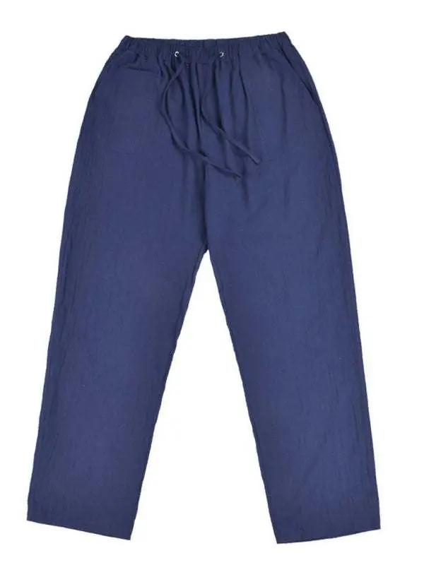 Effortlessly Stylish Men's All-Season Linen Casual Trousers - MENLL