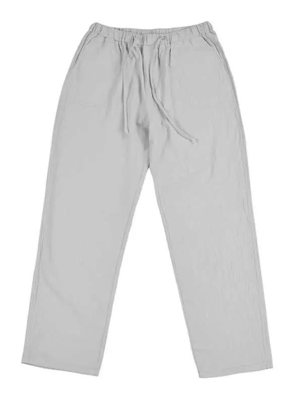 Effortlessly Stylish Men's All-Season Linen Casual Trousers - MENLL