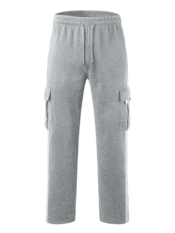 Cozy Velvet Multi-Pocket Overalls for Men - Stylish and Versatile Autumn/Winter Essential - MENLL