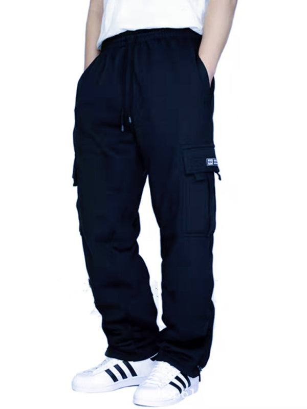 Versatile Multi-Pocket Men's Cargo Trousers - Comfort Meets Style for Every Adventure - MENLL