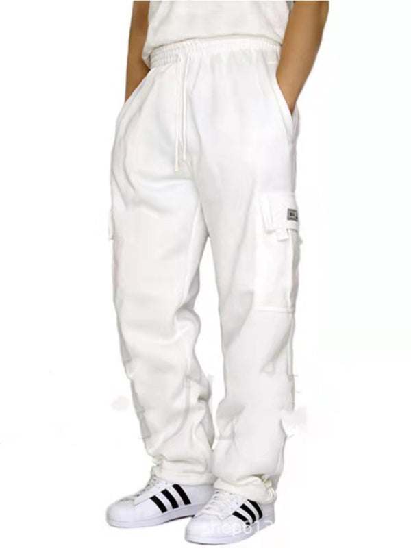 Versatile Multi-Pocket Men's Cargo Trousers - Comfort Meets Style for Every Adventure - MENLL