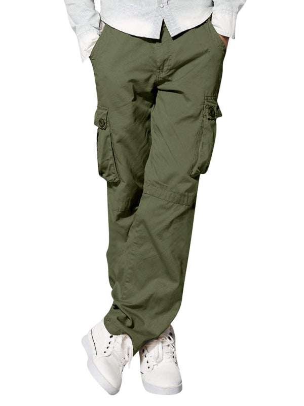 Versatile Multi-Pocket Casual Cargo Pants for Men – Comfort Meets Style - MENLL