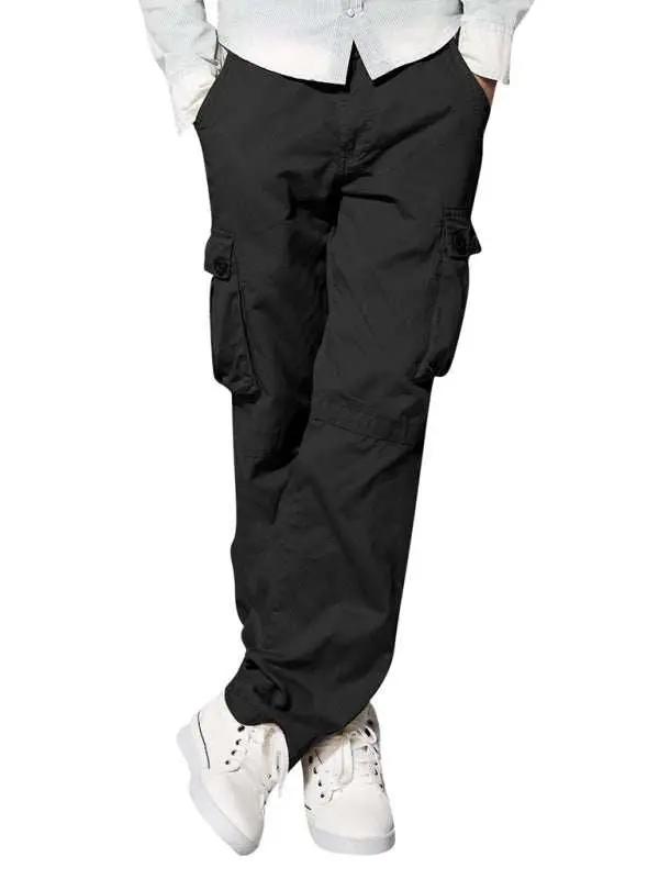 Versatile Multi-Pocket Casual Cargo Pants for Men – Comfort Meets Style - MENLL