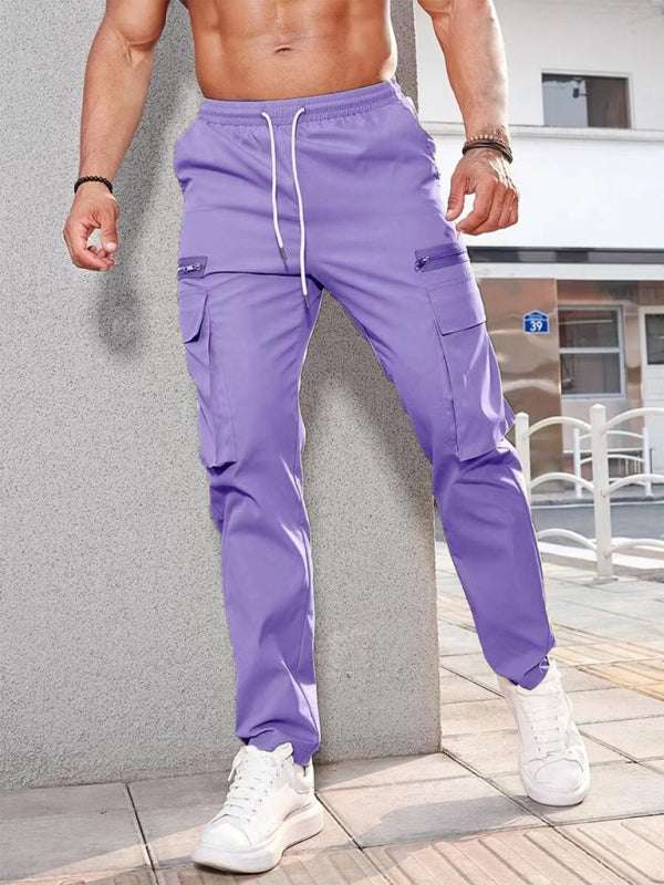 Stylish Men's Zippered Casual Sports Overalls for All Seasons - MENLL