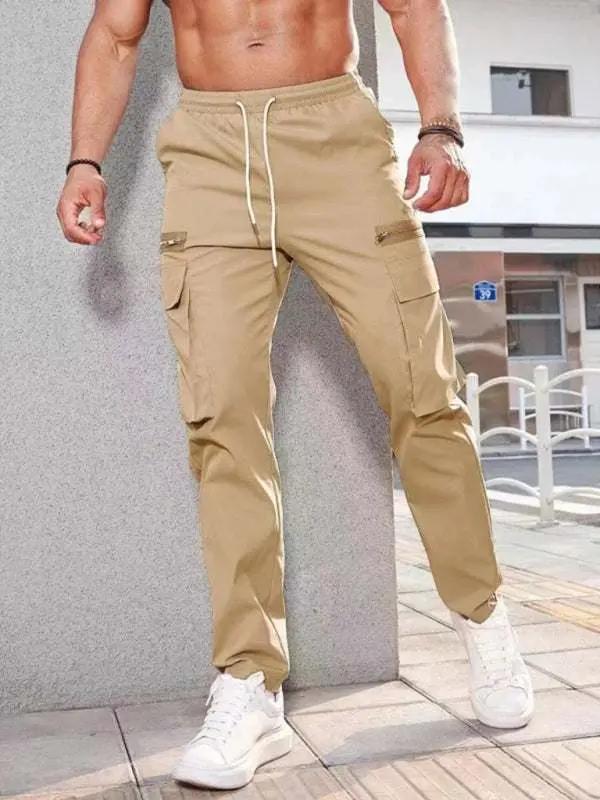 Stylish Men's Zippered Casual Sports Overalls for All Seasons - MENLL