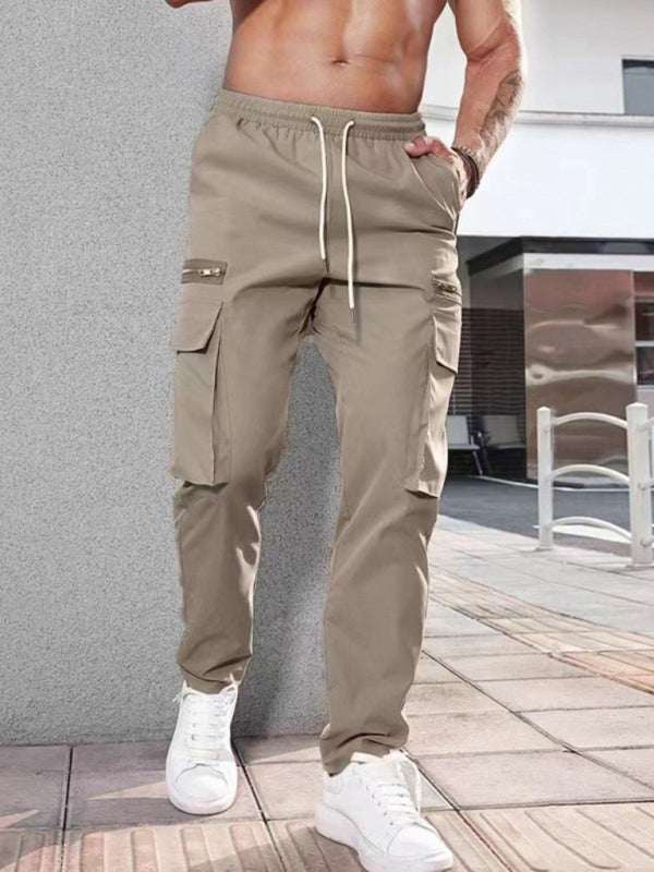 Stylish Men's Zippered Casual Sports Overalls for All Seasons - MENLL
