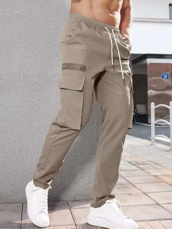 Stylish Men's Zippered Casual Sports Overalls for All Seasons - MENLL