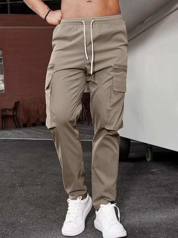 Stylish Men's Zippered Casual Sports Overalls for All Seasons - MENLL
