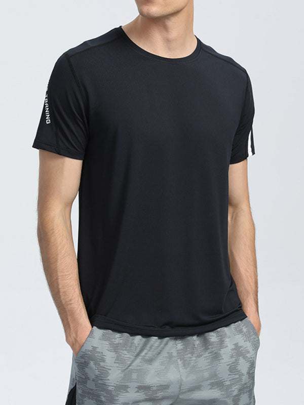 Ultimate Comfort Men's Quick-Dry Sports Tee - Breathable, Loose Fit for Active Days - MENLL