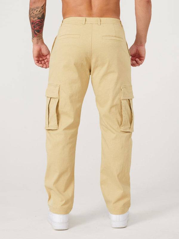 Versatile Men's Spliced Casual Sports Overalls - Easygoing Comfort for Spring & Summer Adventures - MENLL