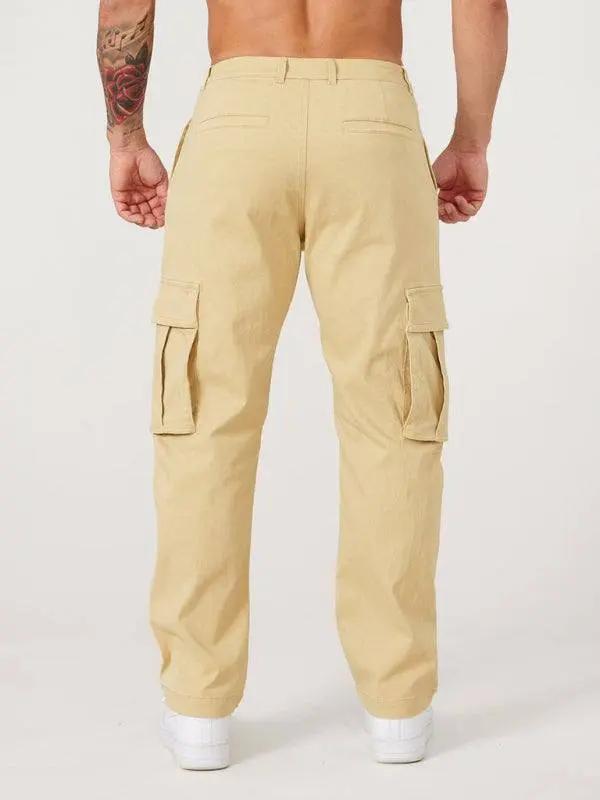 Versatile Men's Spliced Casual Sports Overalls - Easygoing Comfort for Spring & Summer Adventures - MENLL