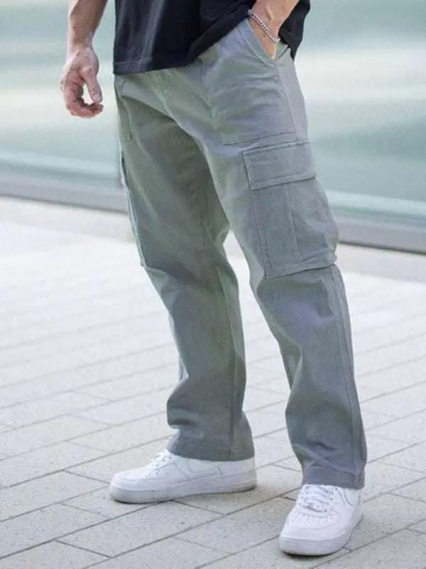 Versatile Men's Spliced Casual Sports Overalls - Easygoing Comfort for Spring & Summer Adventures - MENLL