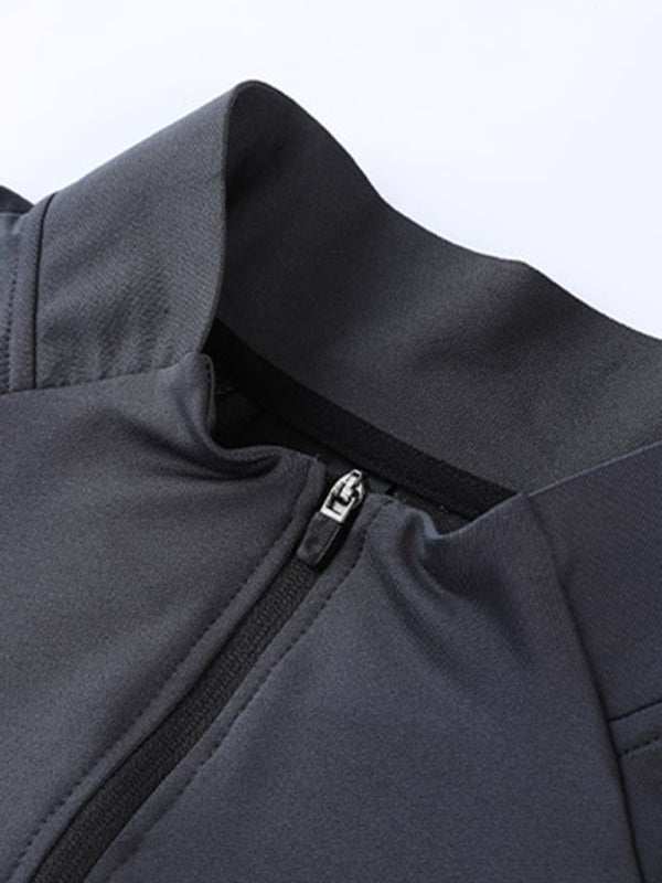 Men's Ultimate Quick-Dry Performance Top with Stand-Up Collar for Year-Round Comfort - MENLL