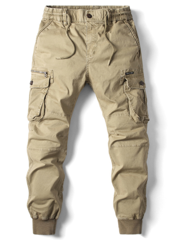 Essential Men's Solid Cargo Pants - Effortless Style and Comfort for Every Adventure - MENLL