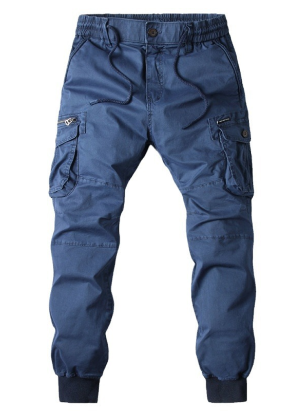 Essential Men's Solid Cargo Pants - Effortless Style and Comfort for Every Adventure - MENLL