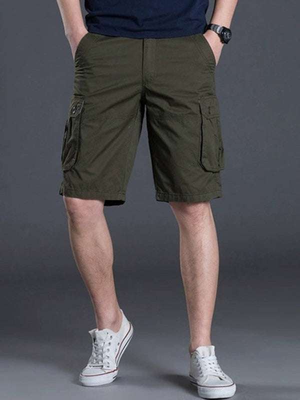 Lightweight Casual Multi-Pocket Shorts for Effortless Summer Style - MENLL