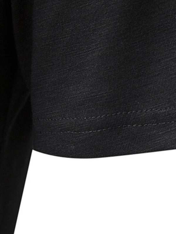 Classic Comfort: Men's Short Sleeve Casual Henley T-Shirt for Effortless Style - MENLL