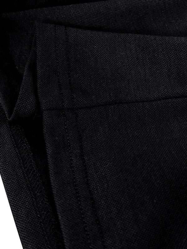 Stylish Contrast Long-Sleeve V-Neck Polo Shirt for Men - Elevate Your Casual Wardrobe