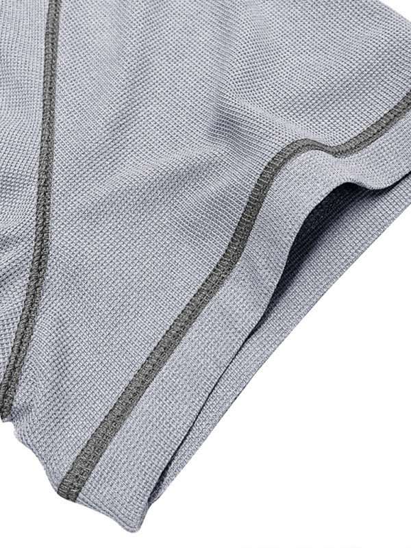 Vintage-Inspired Men's Short Sleeve Henley T-Shirt for Effortless Style - MENLL