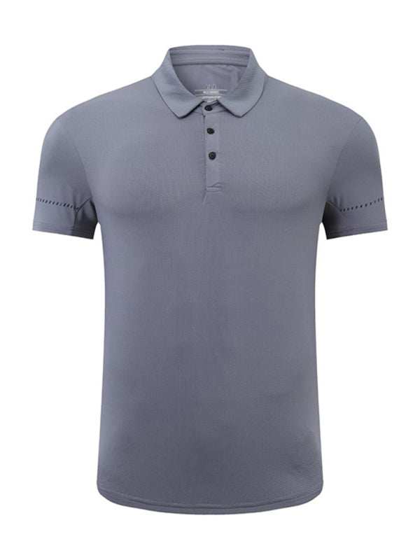 Men's High-Performance Quick Dry Polo - Perfect for Spring & Summer Adventures - MENLL
