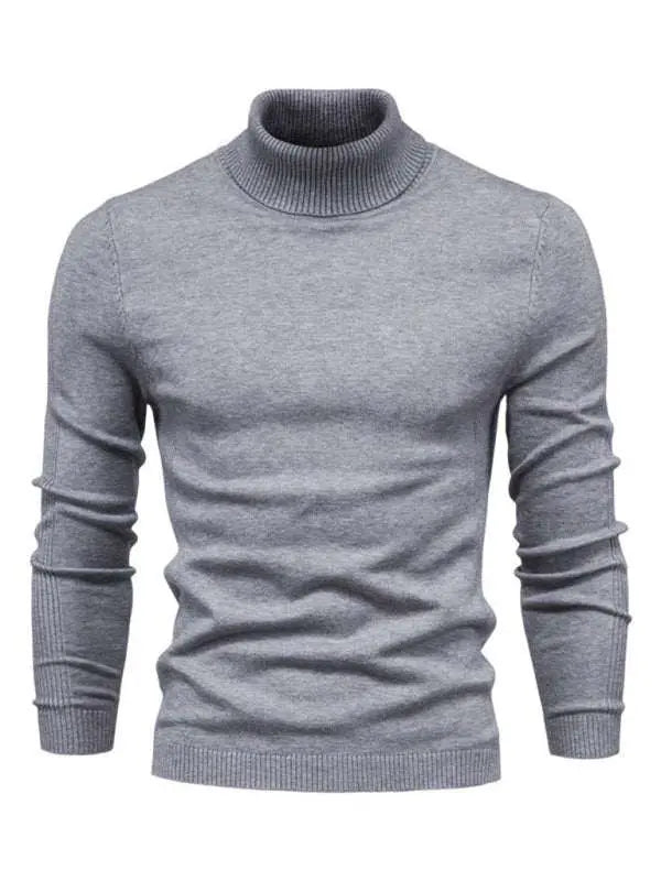 MENLL Knit Turtleneck Sweater Men's Casual Pullover Warm Cozy Fall Winter by MENLL