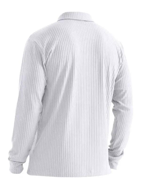 Elevate Your Style: Versatile Men's Long Sleeve Polo T-Shirt for All Seasons - MENLL