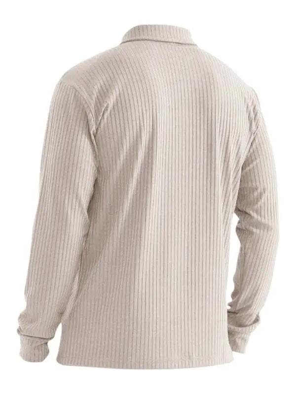 Elevate Your Style: Versatile Men's Long Sleeve Polo T-Shirt for All Seasons - MENLL