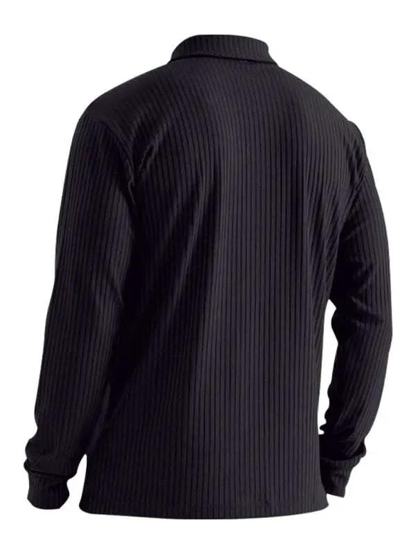 Elevate Your Style: Versatile Men's Long Sleeve Polo T-Shirt for All Seasons - MENLL