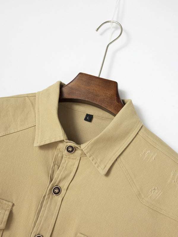 Stylish Long Sleeve Casual Business Shirt for Men – Elevate Your Everyday Look - MENLL