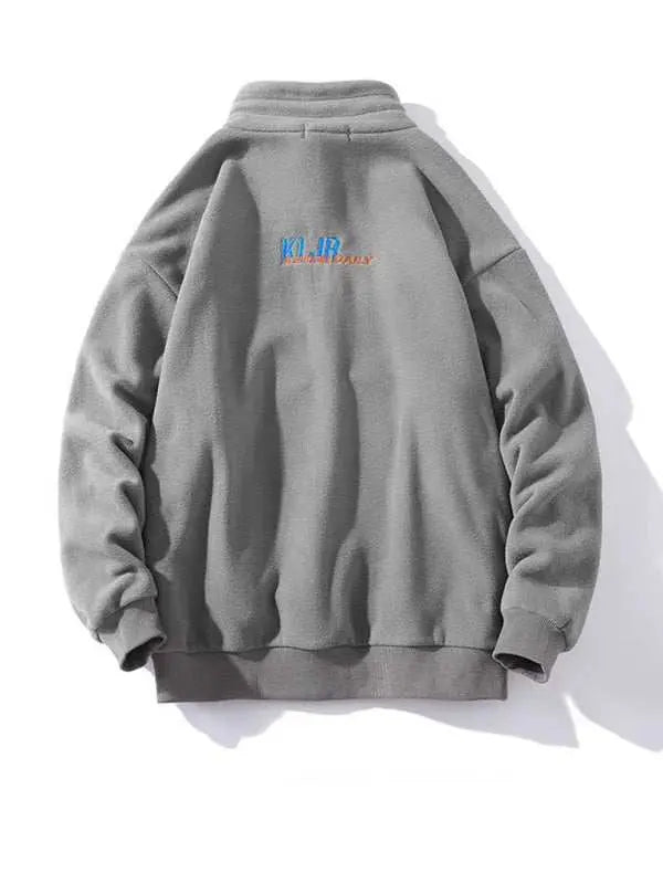 MENLL Fleece Pullover Men's Casual Olive Green Autumn Wear Ultimate Soft Active Sweatshirt by MENLL