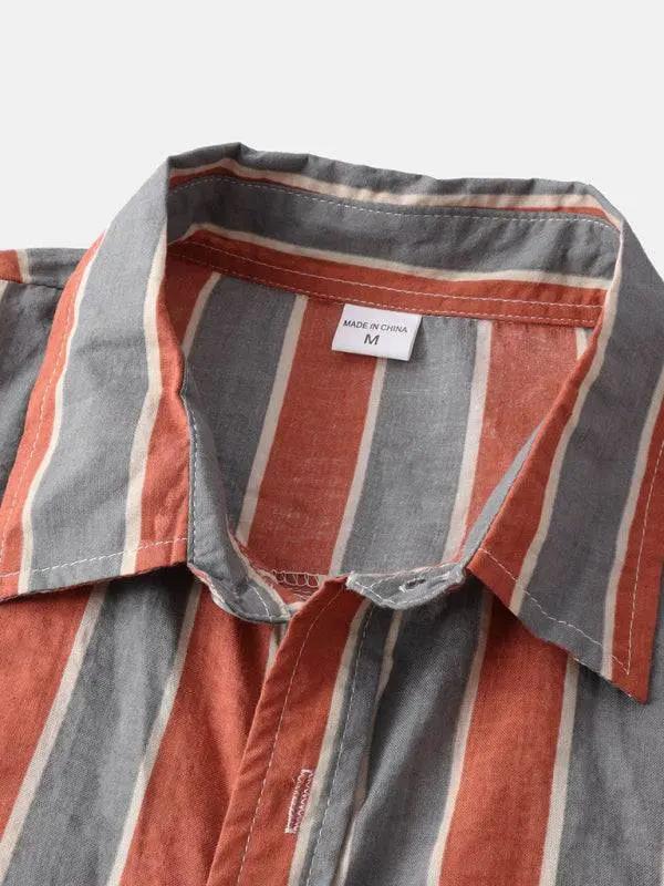 Vibrant Hawaiian Print Men's Casual Beach Shirt for Effortless Summer Style - MENLL