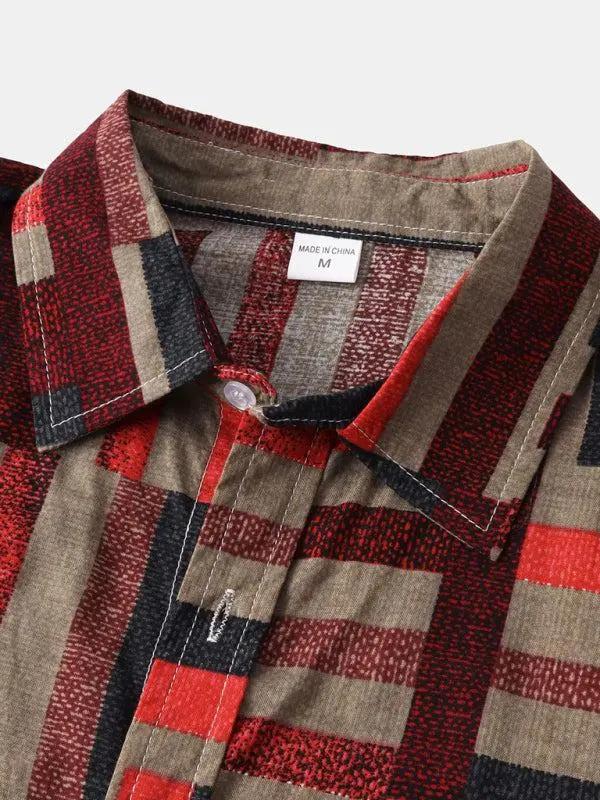 Vibrant Hawaiian Print Men's Casual Beach Shirt for Effortless Summer Style - MENLL