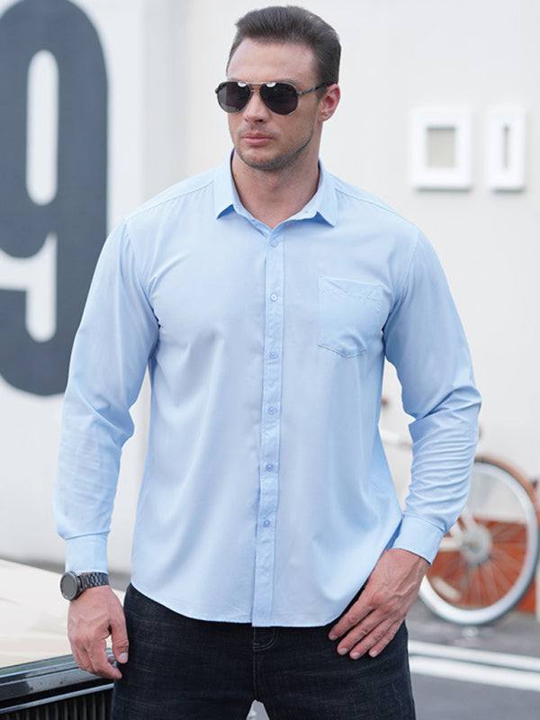 Effortlessly Stylish Plus Size Loose-Fit Short Sleeve Casual Shirt for Men