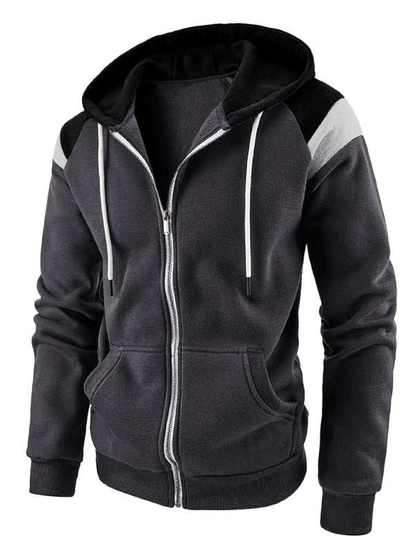 Dynamic Color Block Men's Sweatshirt - Stylish Casual Sportswear for Ultimate Comfort - MENLL