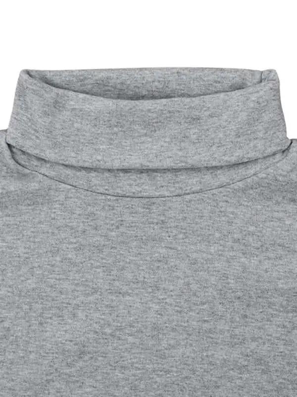Stylish Men's High Collar Long Sleeve Turtleneck Tee for Effortless Layering - MENLL