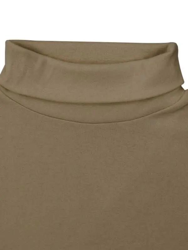 Stylish Men's High Collar Long Sleeve Turtleneck Tee for Effortless Layering - MENLL