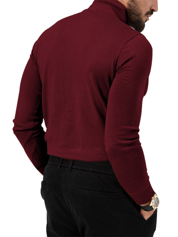 Cozy Chic Turtleneck Long Sleeve Tee for Effortless Autumn Style