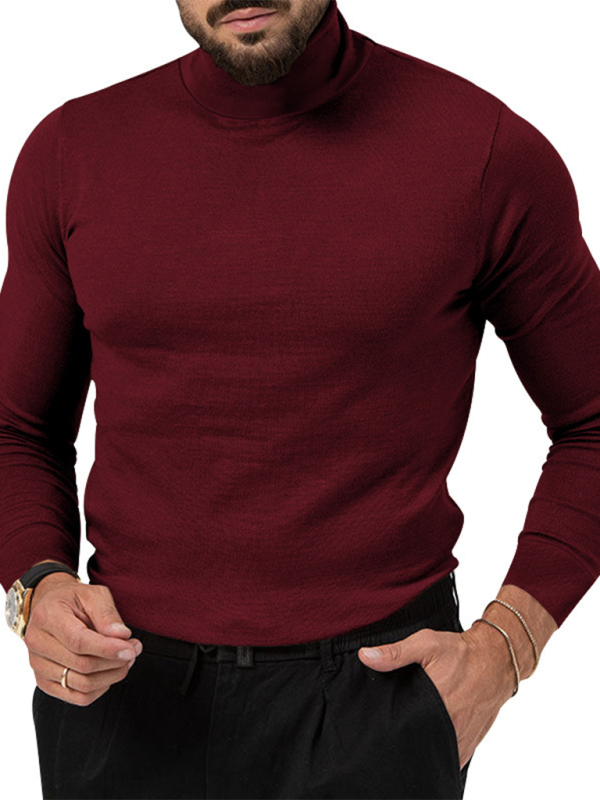 Cozy Chic Turtleneck Long Sleeve Tee for Effortless Autumn Style