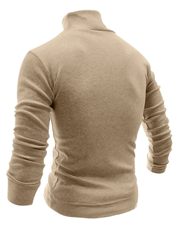 Cozy Chic Turtleneck Long Sleeve Tee for Effortless Autumn Style