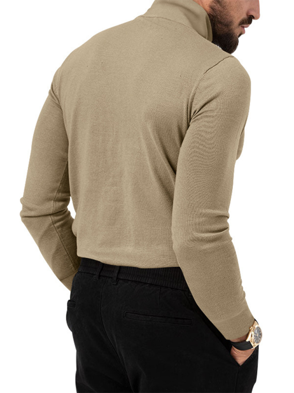 Cozy Chic Turtleneck Long Sleeve Tee for Effortless Autumn Style