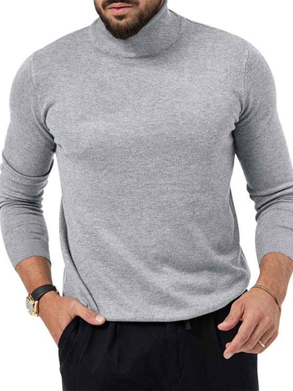 Cozy Chic Turtleneck Long Sleeve Tee for Effortless Autumn Style