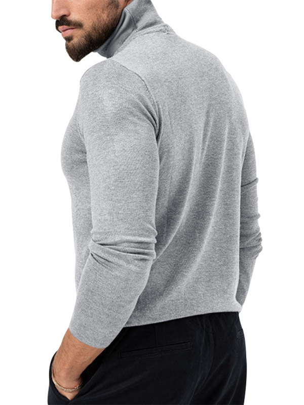 Cozy Chic Turtleneck Long Sleeve Tee for Effortless Autumn Style