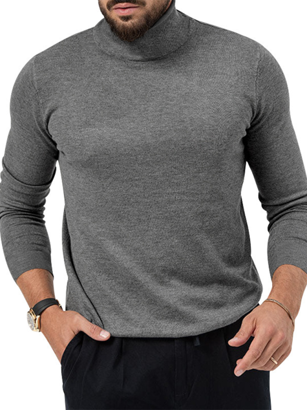 Cozy Chic Turtleneck Long Sleeve Tee for Effortless Autumn Style
