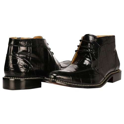 Liam Genuine Leather Lace-Up Style Boots for Men - MENLL