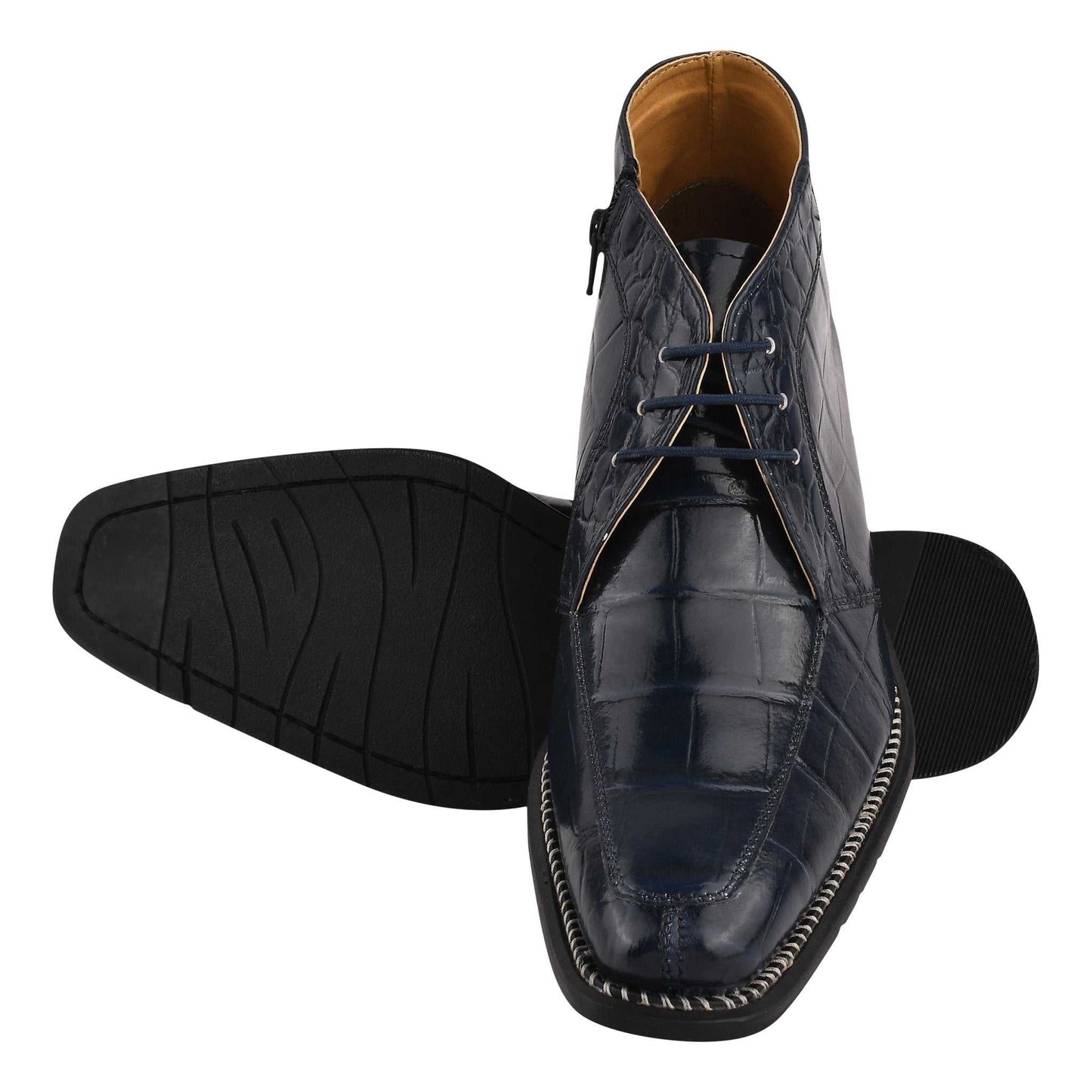 Liam Genuine Leather Lace-Up Style Boots for Men - MENLL