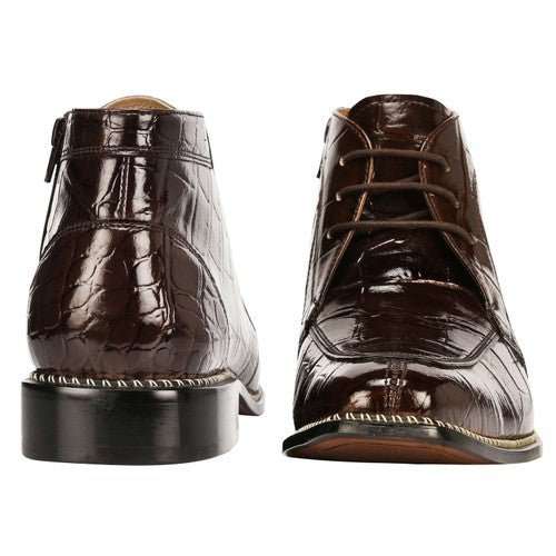 Liam Genuine Leather Lace-Up Style Boots for Men - MENLL