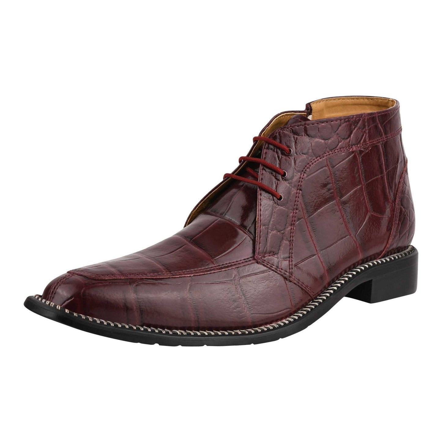 Liam Genuine Leather Lace-Up Style Boots for Men - MENLL